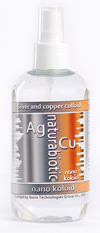 Silver with Colloidal Copper Naturebiotic Ag / Cu 100 PPM – 250 ml with an atomizer