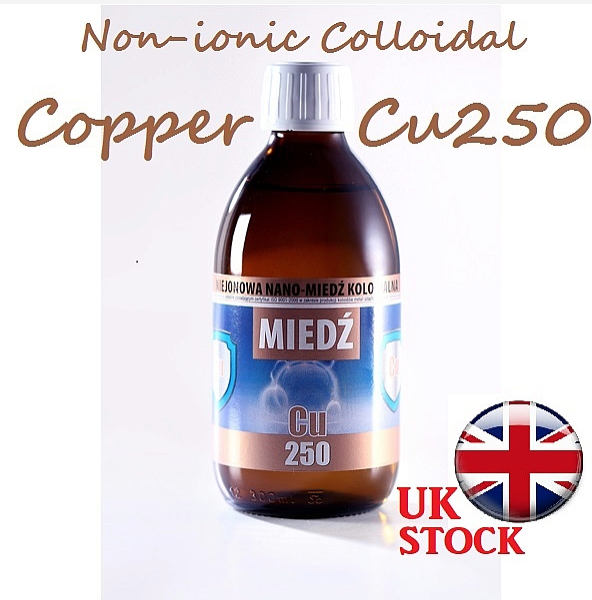 300ml COPPER Colloidal Non-ionic Cu250 Nano