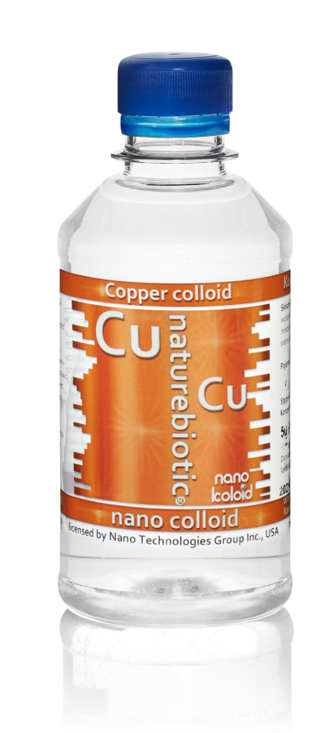 Colloidal Copper Naturebiotic Cu 50 PPM – 250ml with screw cap
